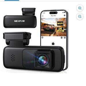 Brands new 2k WiFi front dash cam with voice control